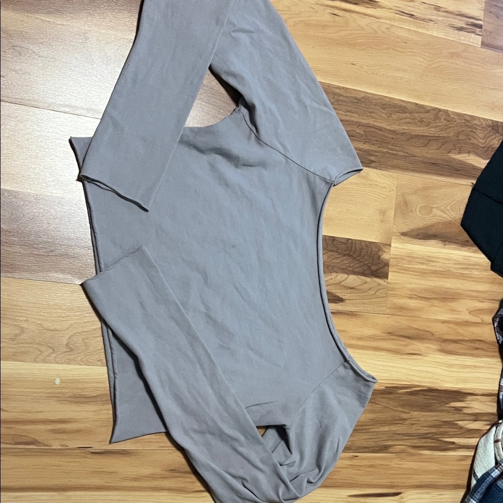 Brandy Melville mauve Long Sleeve Top